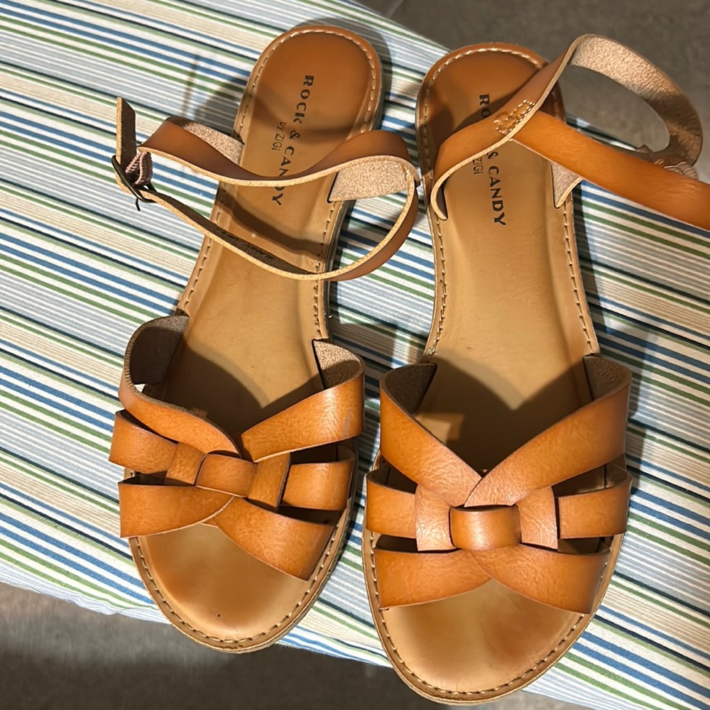 Rock & Candy Sandals Caramel color. Size 9.5